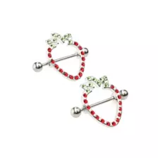 Strawberry Nipple Shields - 14 Gauge at Spencer's