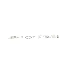 Multi-Pack Pearl Pin Nose Rings and Hoop Nose Rings 9 Pack - 20 Gauge at Spencer's