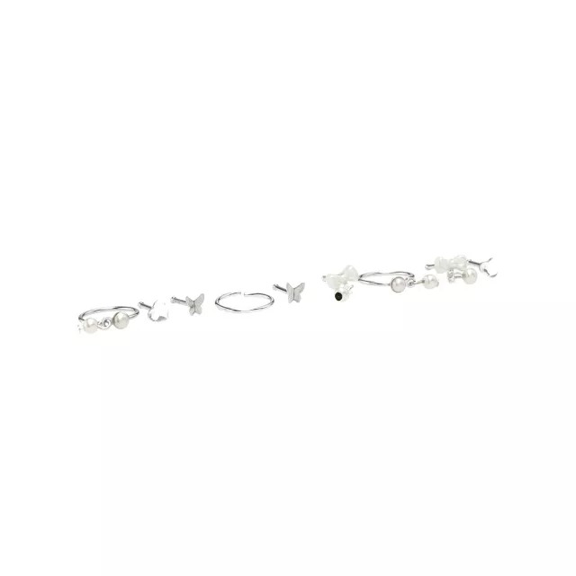 Multi-Pack Pearl Pin Nose Rings and Hoop Nose Rings 9 Pack - 20 Gauge at Spencer's