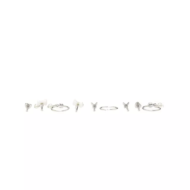 Multi-Pack Pearl Pin Nose Rings and Hoop Nose Rings 9 Pack - 20 Gauge at Spencer's