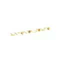 Multi-Pack Round CZ Goldtone Sunflower Nose Rings 9 Pack - 20 Gauge at Spencer's