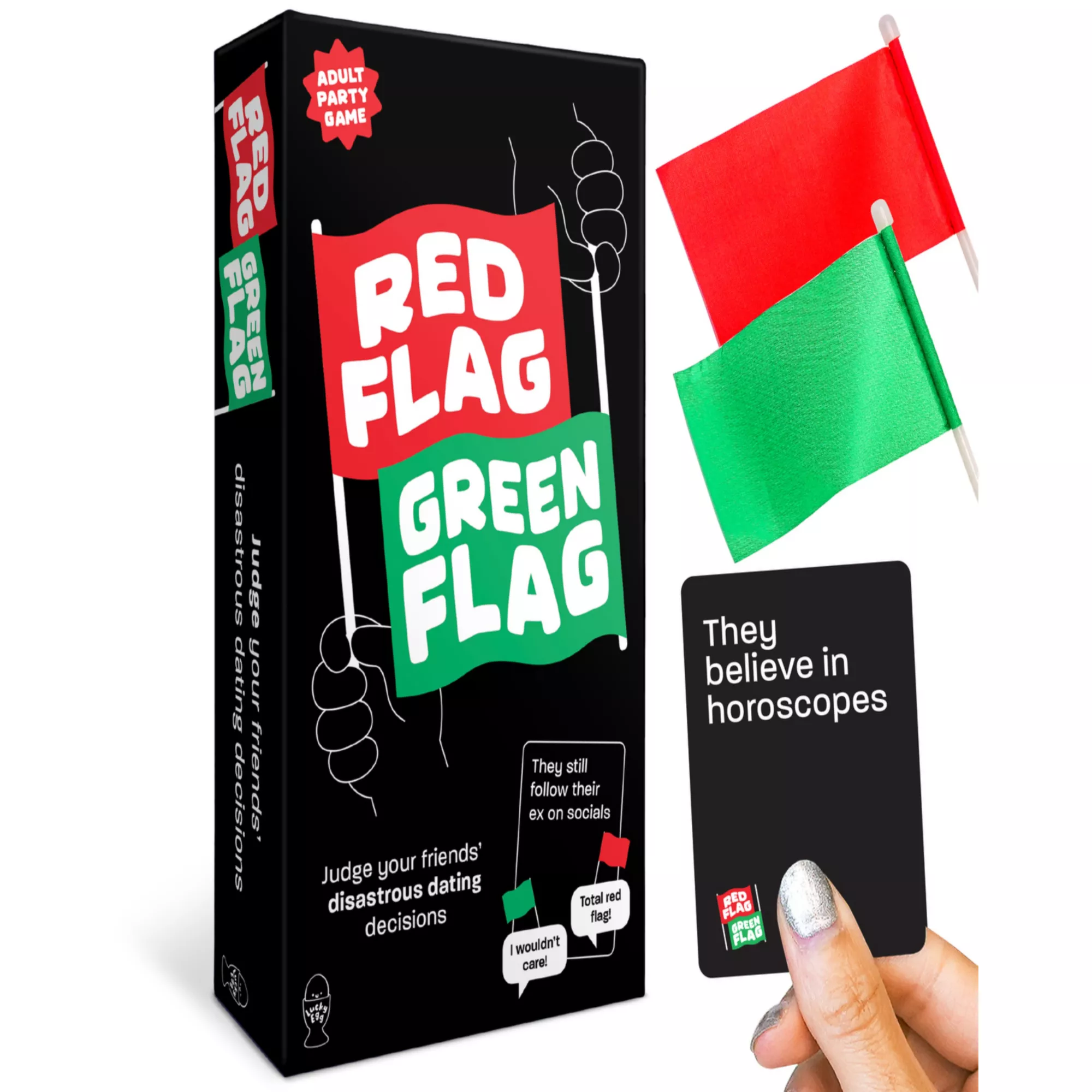 Red Flag Green Flag Card Game at Spencer's