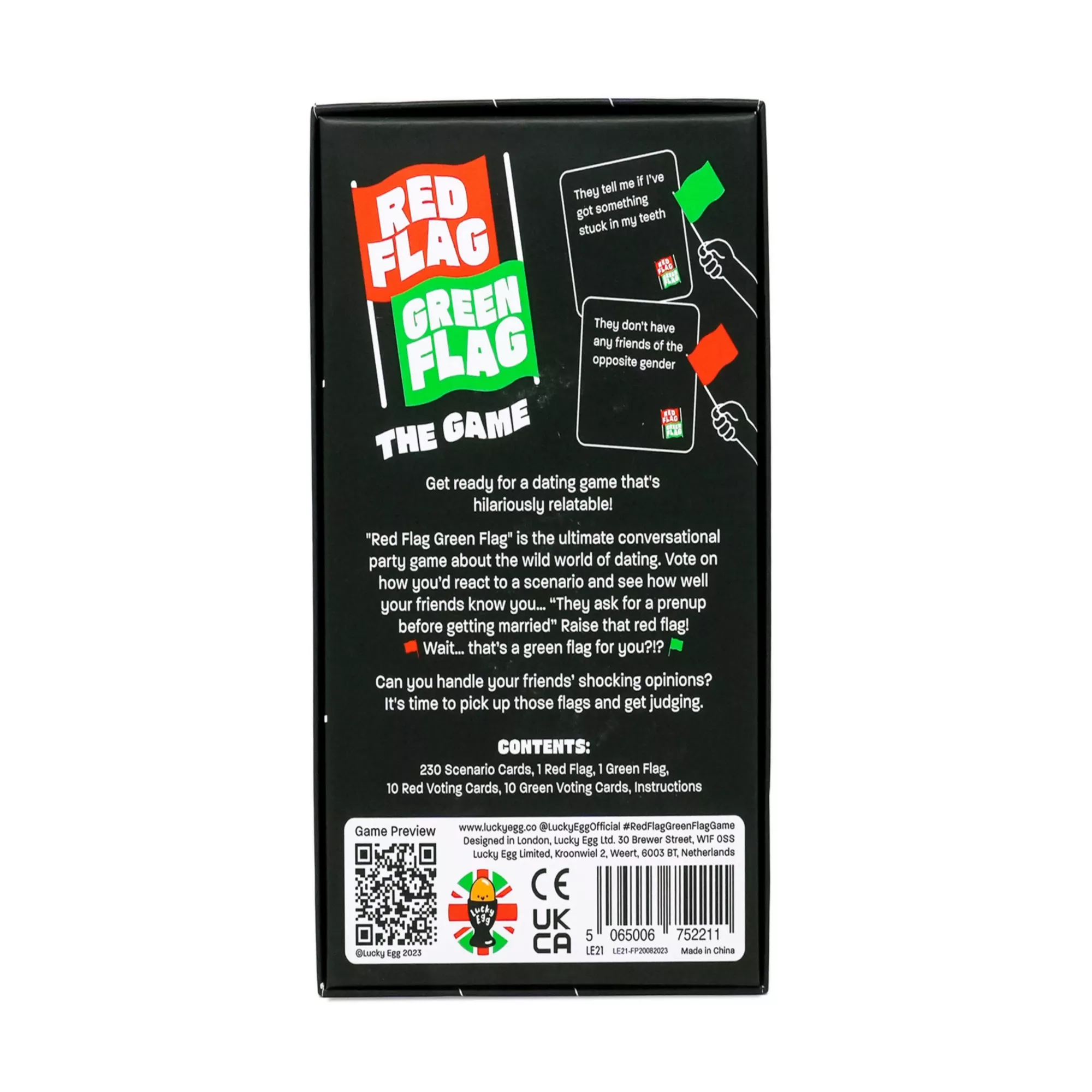 Red Flag Green Flag Card Game at Spencer's