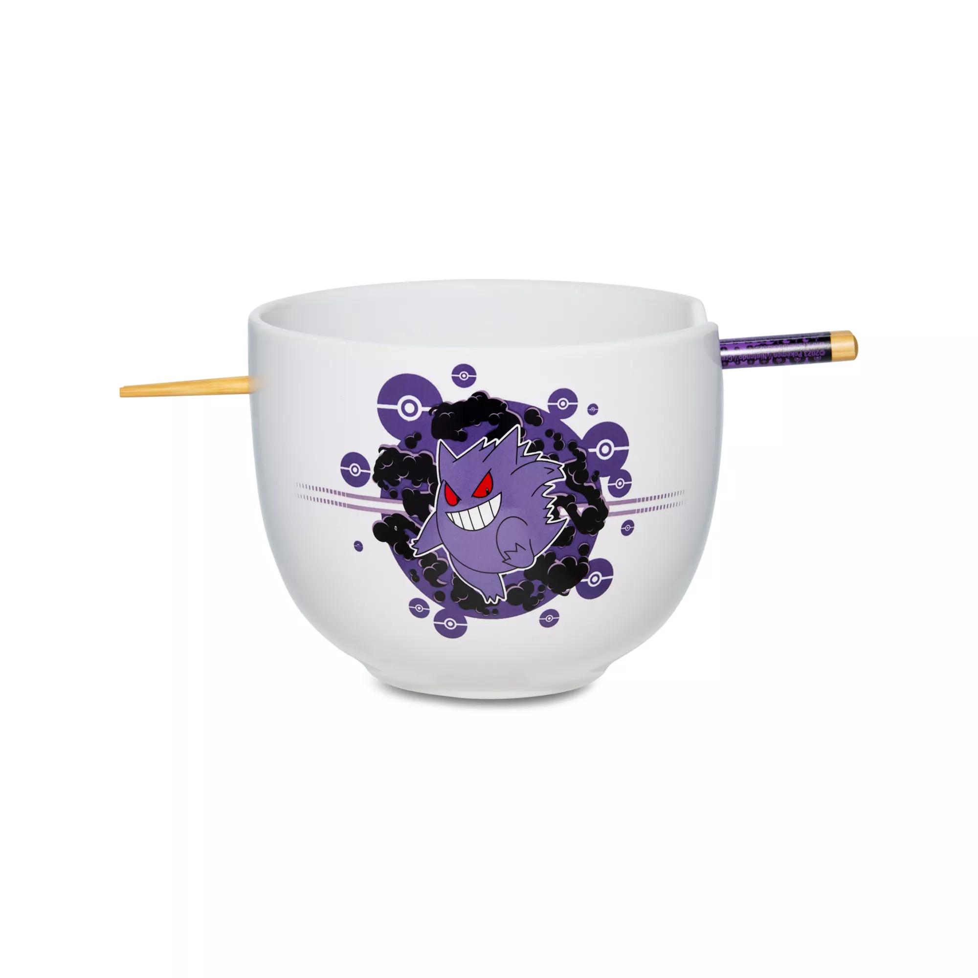 Pokémon Gengar Bowl with Chopsticks at Spencer's