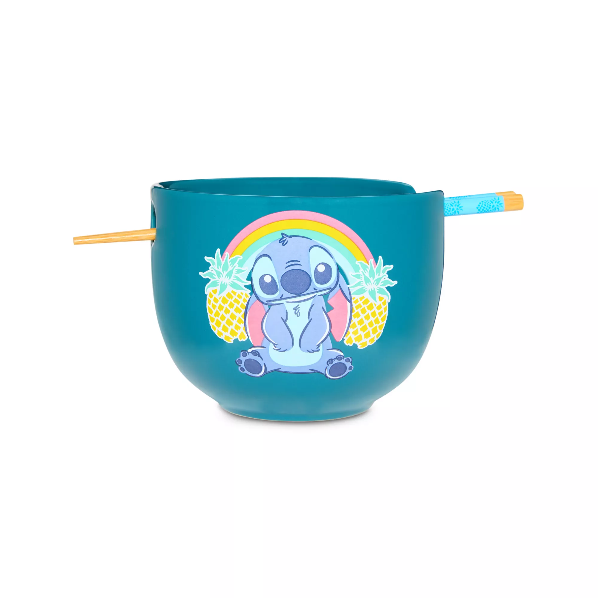 Stitch Pineapple Bowl with Chopsticks - Lilo & Stitch at Spencer's