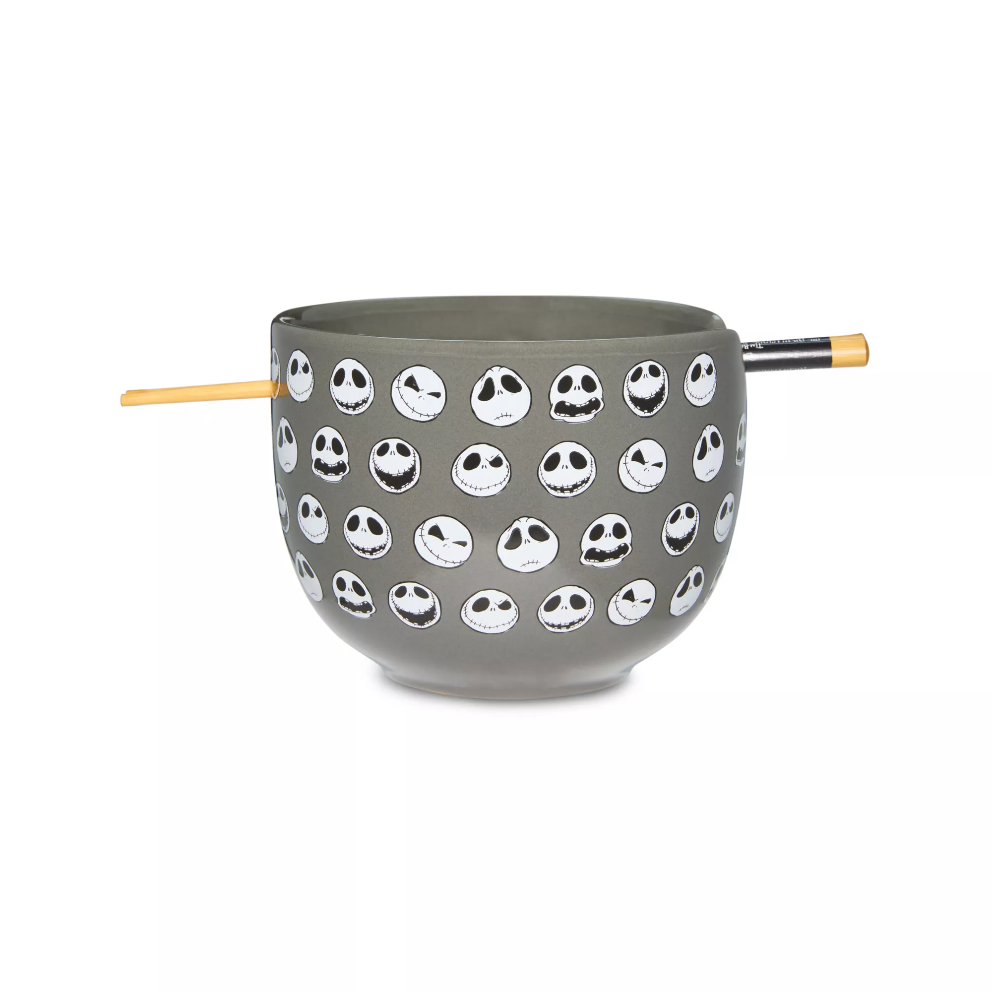 Jack Skellington Faces Bowl with Chopsticks 20 oz. - The Nightmare Before Christmas at Spencer's