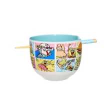 SpongeBob SquarePants Bowl with Chopsticks - 20 oz. at Spencer's