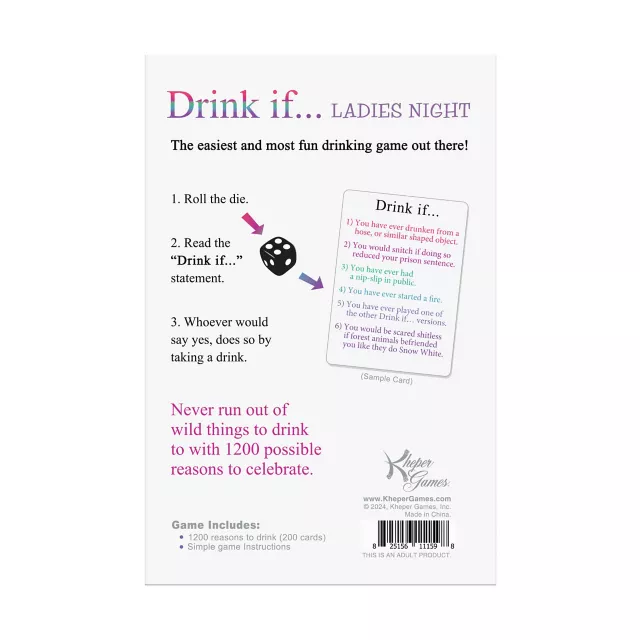 Drink If... Card Game: Ladies Night Edition