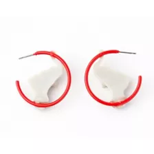 Elephant Circus Hoop Earrings at Spencer's