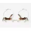 Carousel Horse Hoop Earrings at Spencer's