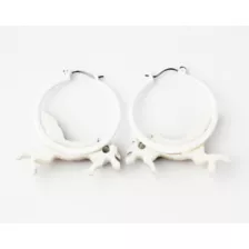 Carousel Horse Hoop Earrings at Spencer's