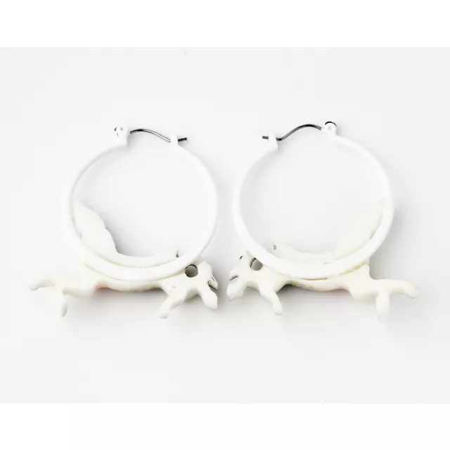 Carousel Horse Hoop Earrings at Spencer's