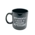Apparently I Have a Fucking Attitude Coffee Mug - 22 oz. at Spencer's