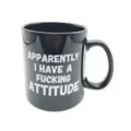 Apparently I Have a Fucking Attitude Coffee Mug - 22 oz. at Spencer's