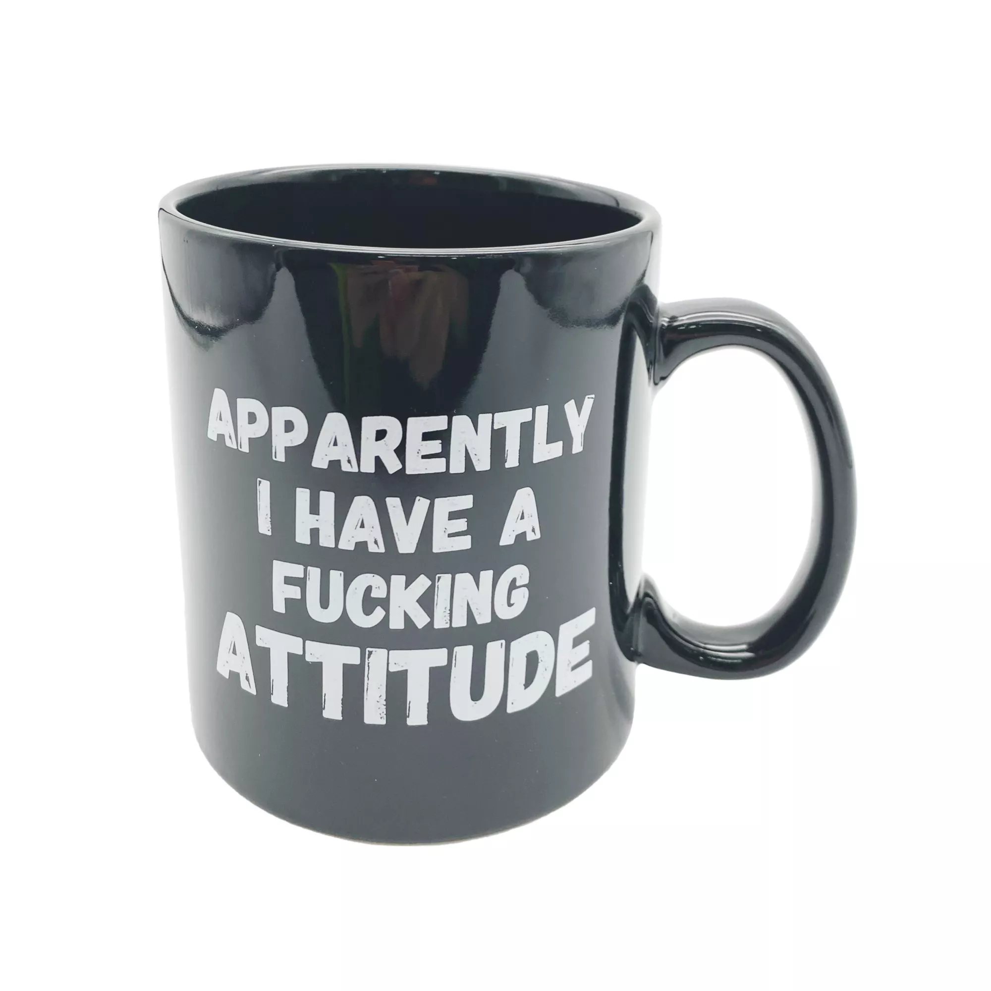 Apparently I Have a Fucking Attitude Coffee Mug - 22 oz. at Spencer's