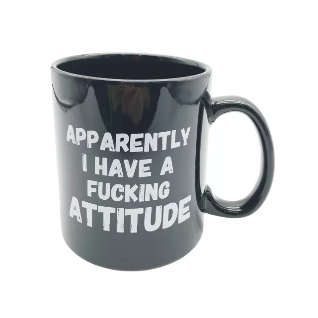 Apparently I Have a Fucking Attitude Coffee Mug - 22 oz. at Spencer's