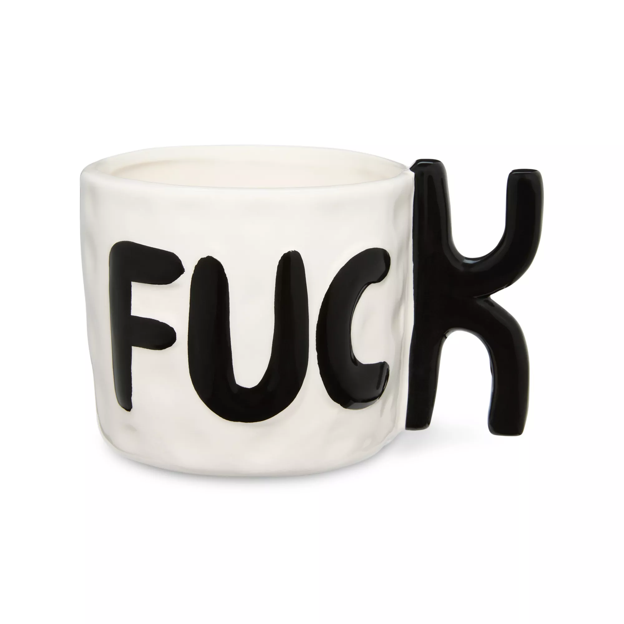 Fuck Molded Handle Coffee Mug - 22 oz. at Spencer's