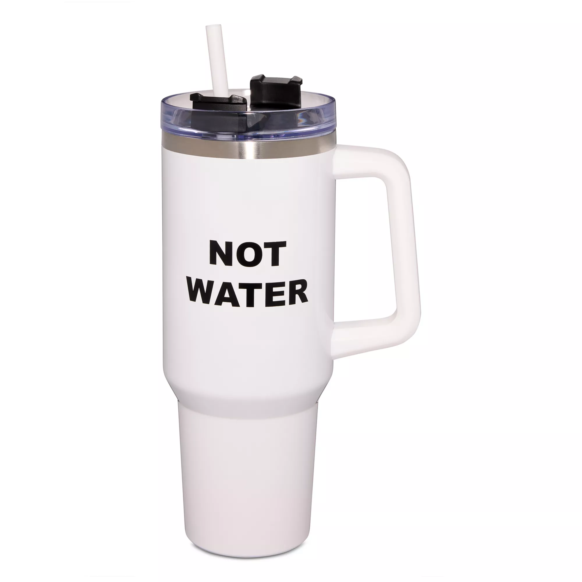Not Water Travel Tumbler With Straw - 40 oz. at Spencer's