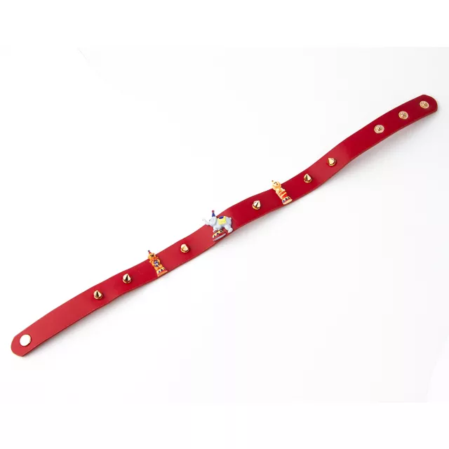 Red Circus Animal Spiked Choker Necklace at Spencer's