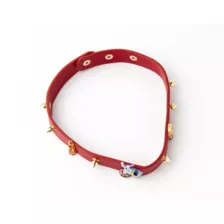 Red Circus Animal Spiked Choker Necklace at Spencer's