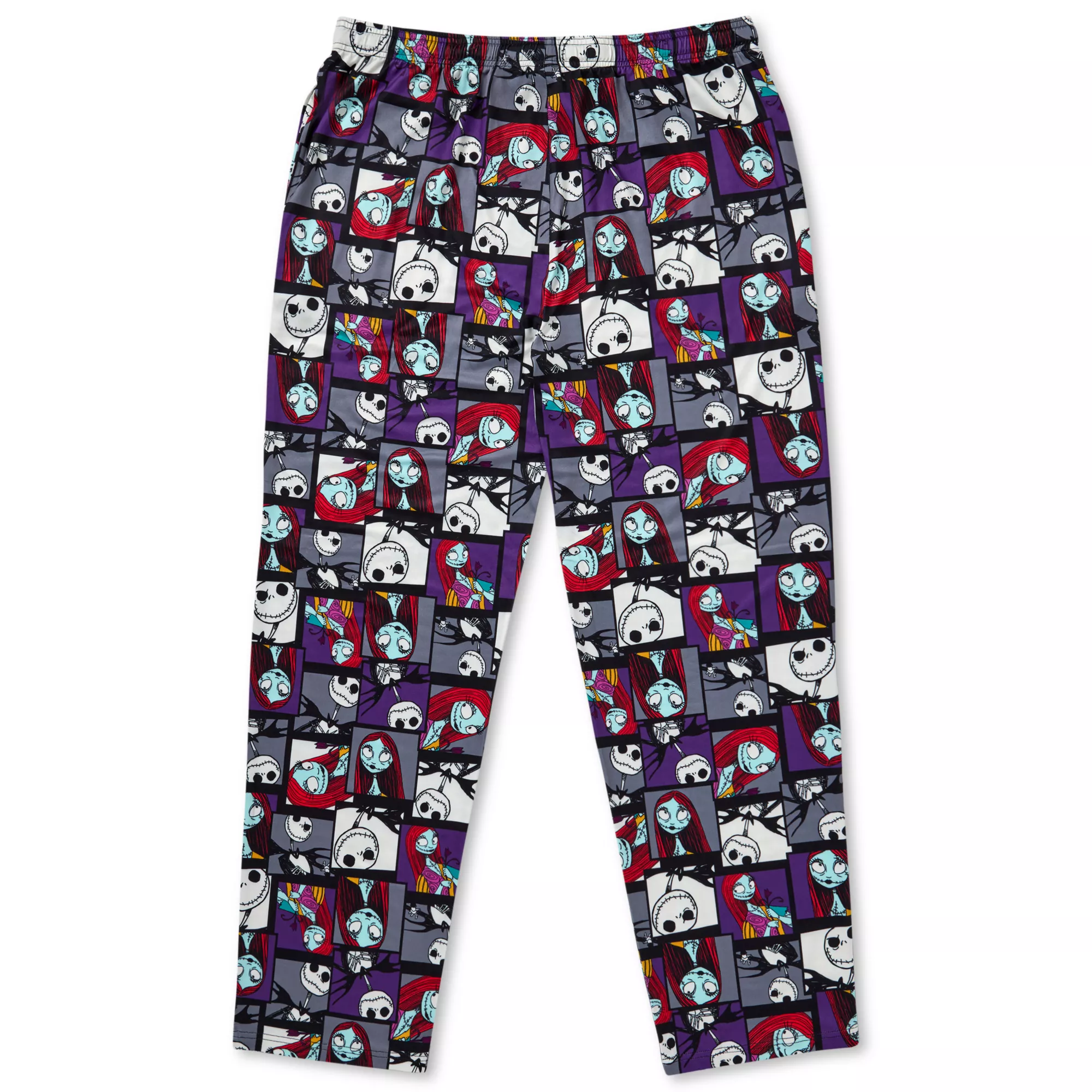 Jack and Sally Patchwork Square Lounge Pants - The Nightmare Before Christmas