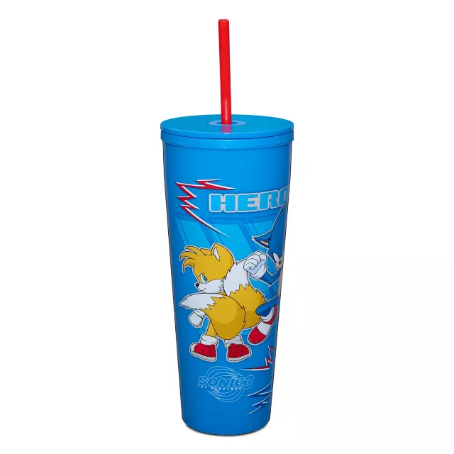 Sonic the Hedgehog Hero Trio Cup with Straw - 26 oz. at Spencer's