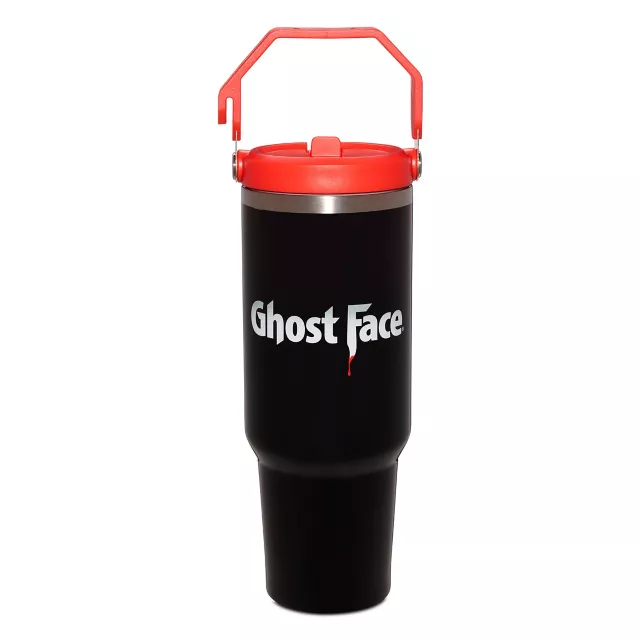 Ghost Face Tumbler with Handle - 40 oz. at Spencer's