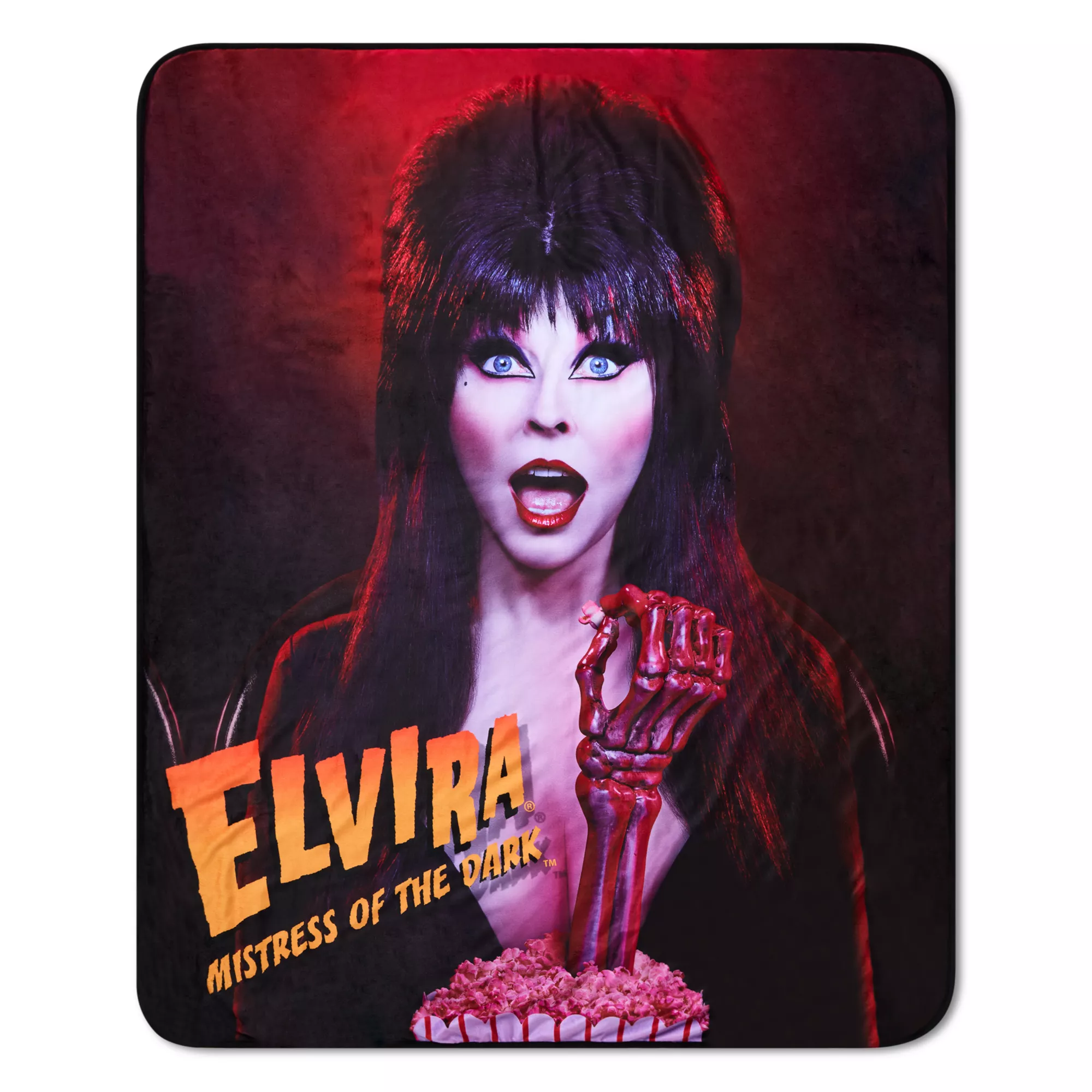 Elvira: Mistress of the Dark Fleece Blanket at Spencer's