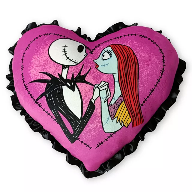 Love You to Death Heart Cloud Pillow - The Nightmare Before Christmas