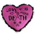 Love You to Death Heart Cloud Pillow - The Nightmare Before Christmas at Spencer's