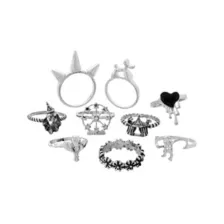 Multi-Pack Circus Themed Assorted Rings - 9 Pack at Spencer's