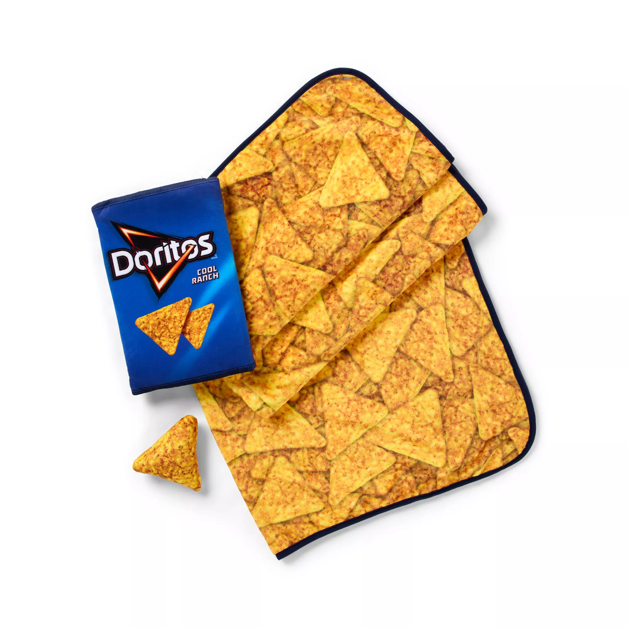 Doritos Cool Ranch Fleece Blanket and Plush Set