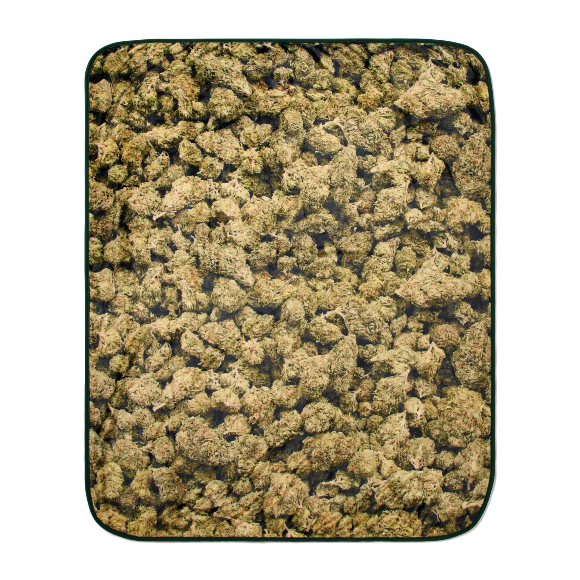 O.G. Kush Weed Leaf Fleece Blanket and Plush Set