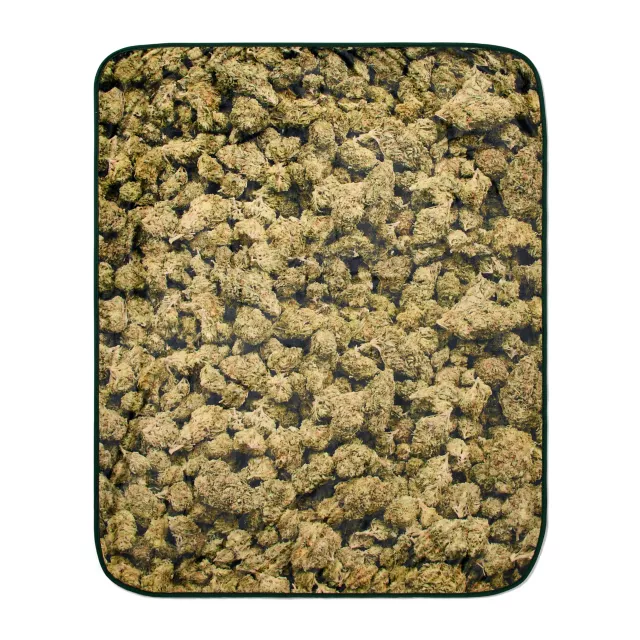 O.G. Kush Weed Leaf Fleece Blanket and Plush Set at Spencer's