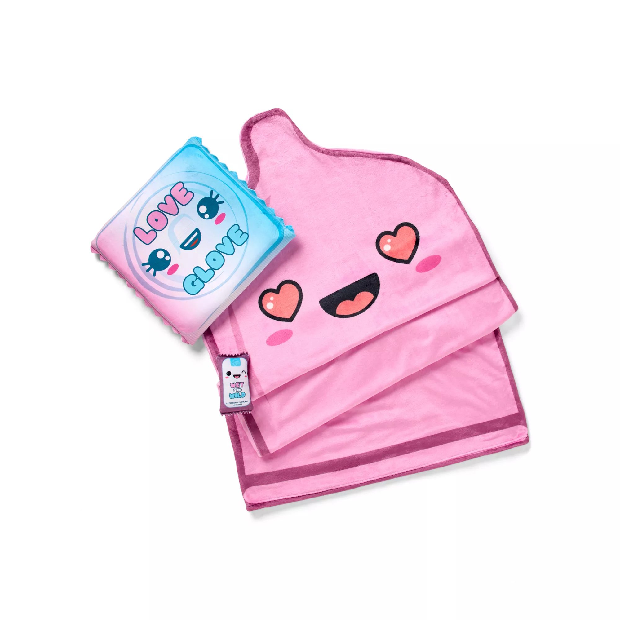 Love Glove Fleece Blanket and Plush Set at Spencer's