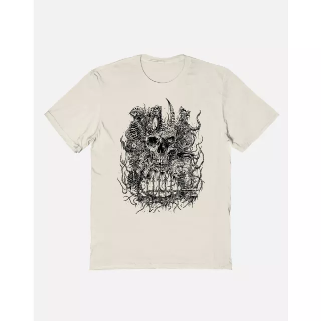 Skull Face Fence T Shirt - Riddick Art at Spencer's