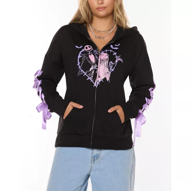 Pastel Jack and Sally Zip Hoodie – The Nightmare Before Christmas at Spirit Halloween