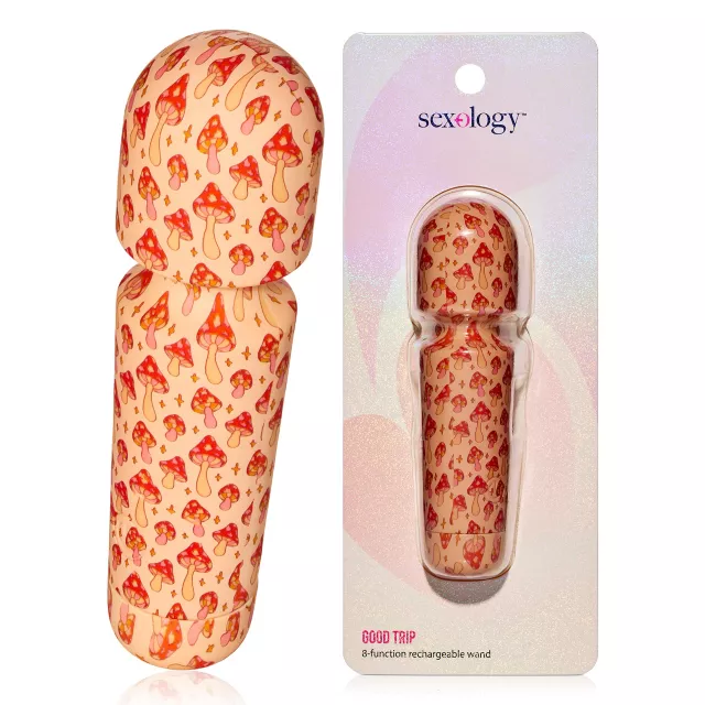 Sexology Good Trip Mini Wand Vibrator at Spencer's