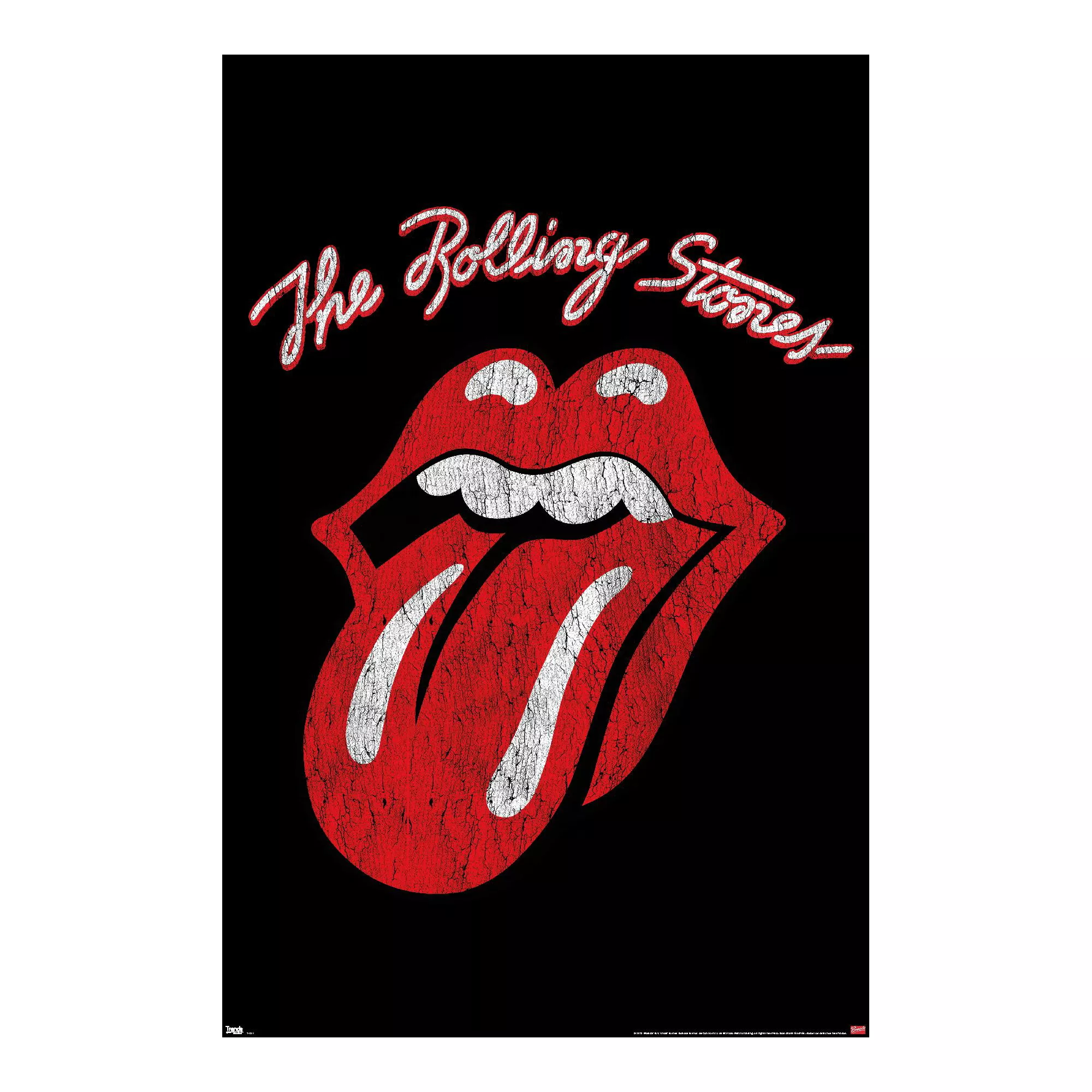 The Rolling Stones Vintage Logo Poster at Spencer's