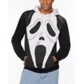 Ghost Face Big Face Hoodie at Spencer's
