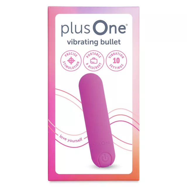 plusOne Pink Bullet Vibrator at Spencer's