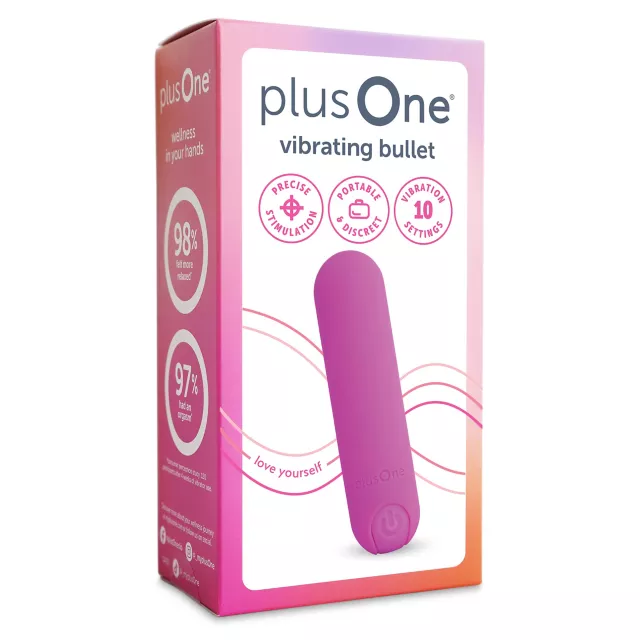 plusOne Pink Bullet Vibrator at Spencer's
