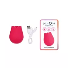 plusOne 10-Function Rechargeable Rose Arouser at Spencer's