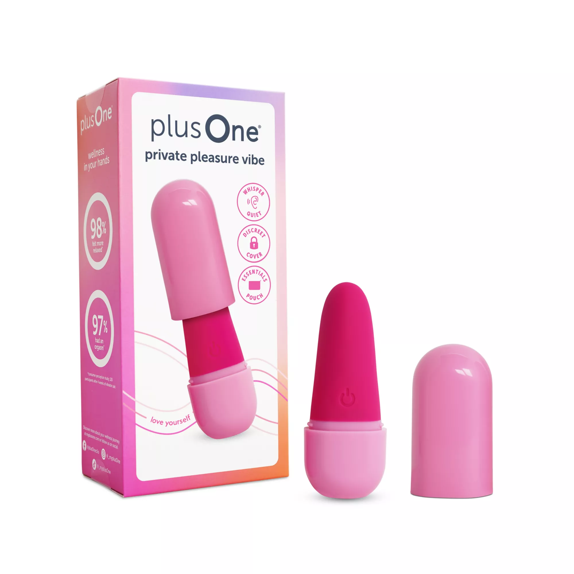 plusOne Private Pleasure Vibrator at Spencer's
