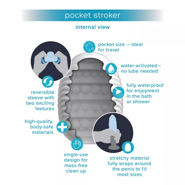 plusOne Pocket Stroker at Spencer's