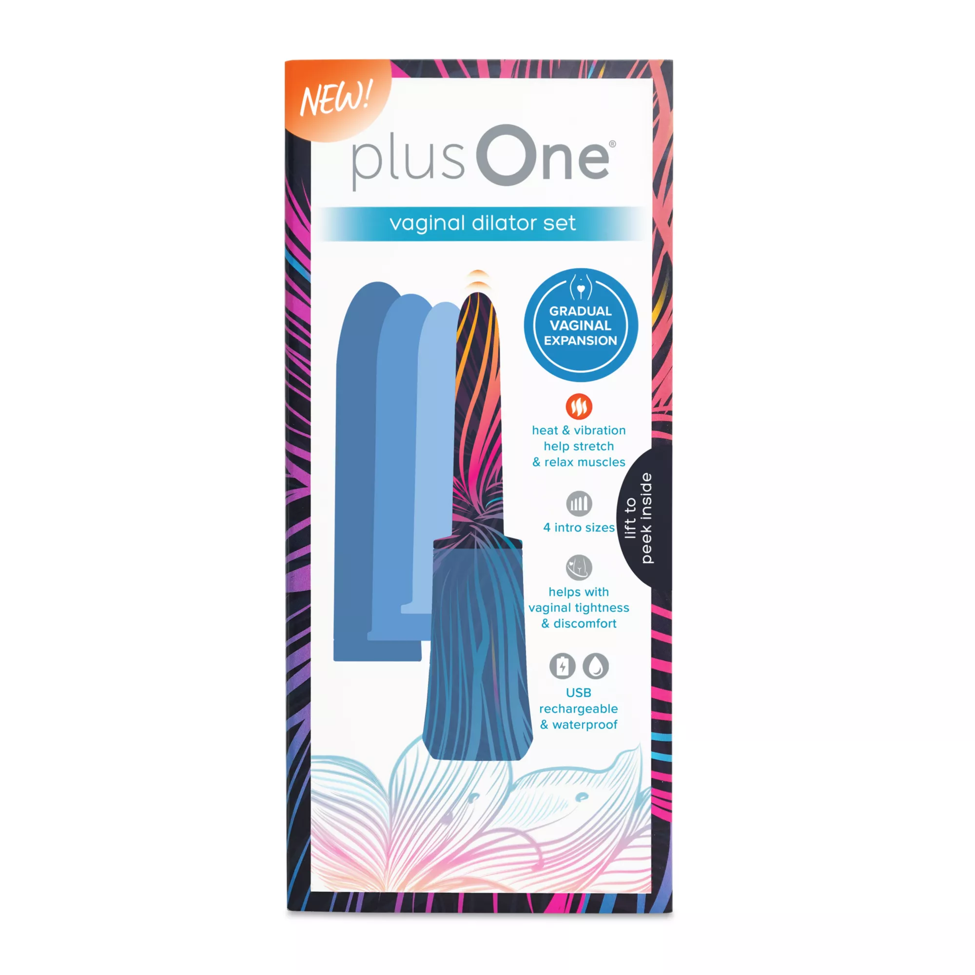 plusOne Warming Vaginal Dilator Set at Spencer's