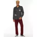 Black and Grey The Nightmare Before Christmas Flannel Shirt at Spirit Halloween