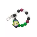 Beetlejuice Beaded Wristlet Bracelet Keychain at Spencer's