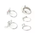Multi-Pack Cat Heart Floral Rings - 5 Pack at Spencer's