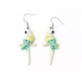 CZ Parrot Dangle Earrings at Spencer's